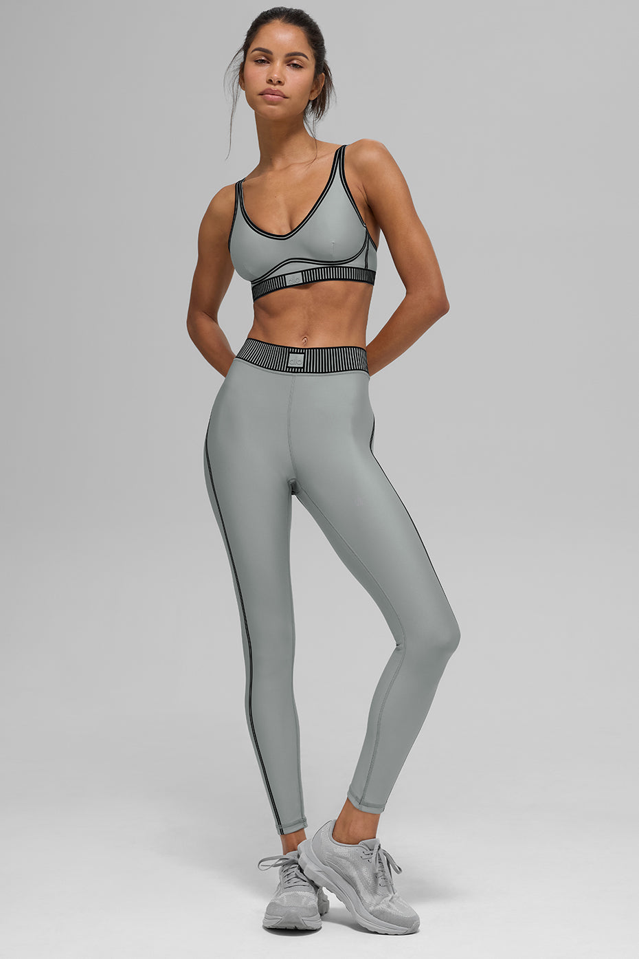 Airlift High-Waist 7/8 Line Up Legging - Lunar Grey