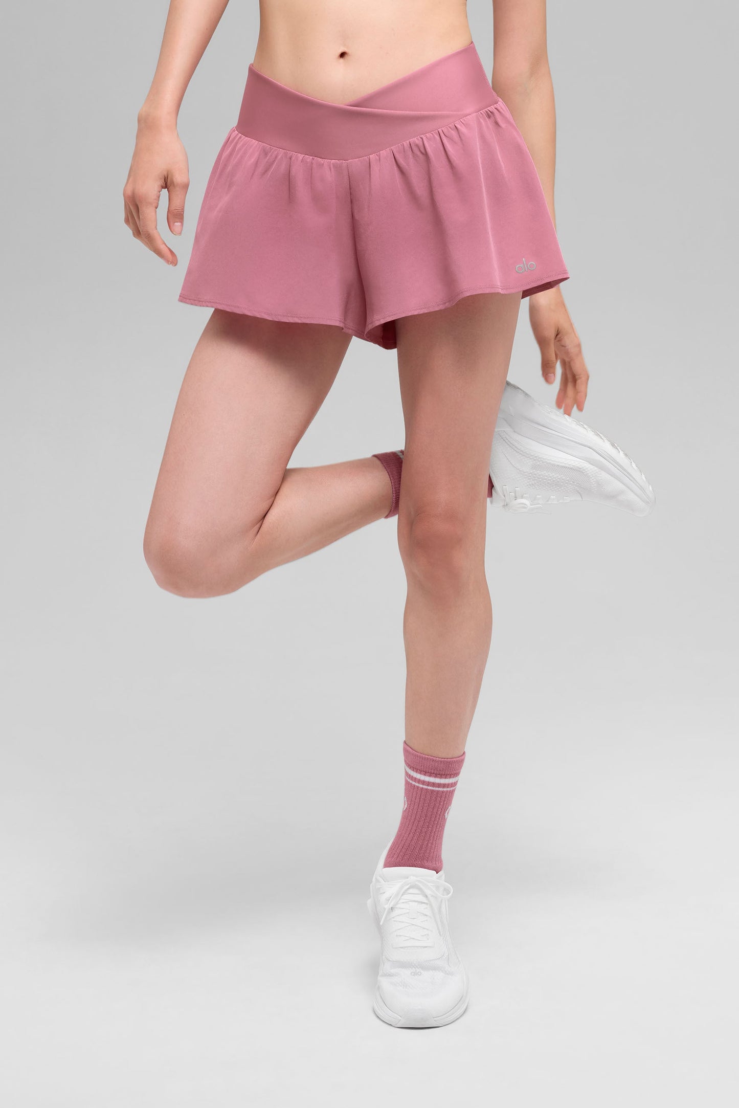 V-Cute Running Short - Pink Wild Rose