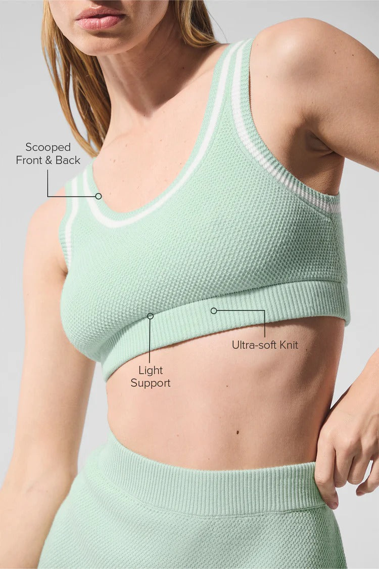 Tennis Club Sweater Knit Bra