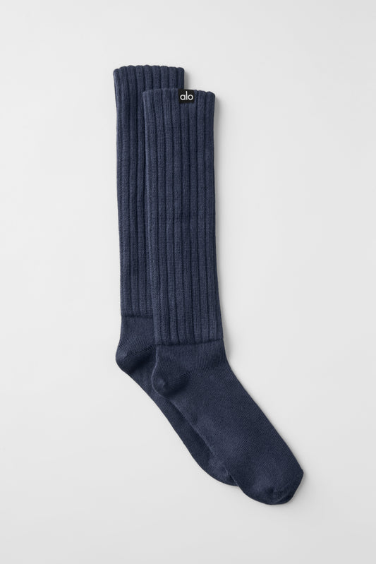 Unisex Scrunch Sock - Navy